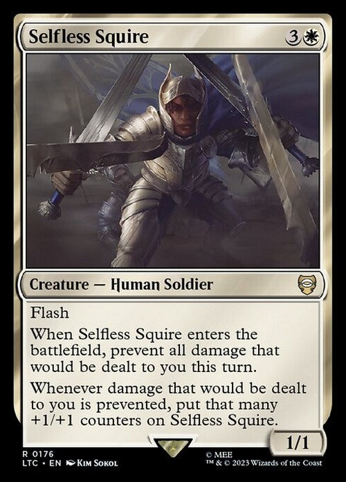 Selfless Squire ~ Commander: The Lord of the Rings [ NM ] [ Magic MTG ]