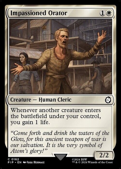 Impassioned Orator ~ Commander: Fallout [ NearMint ] [ Magic MTG ]