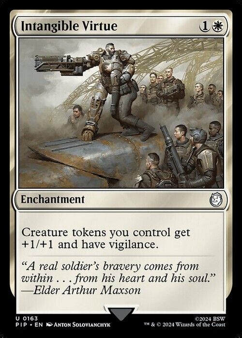 Intangible Virtue ~ Commander: Fallout [ NearMint ] [ Magic MTG ]