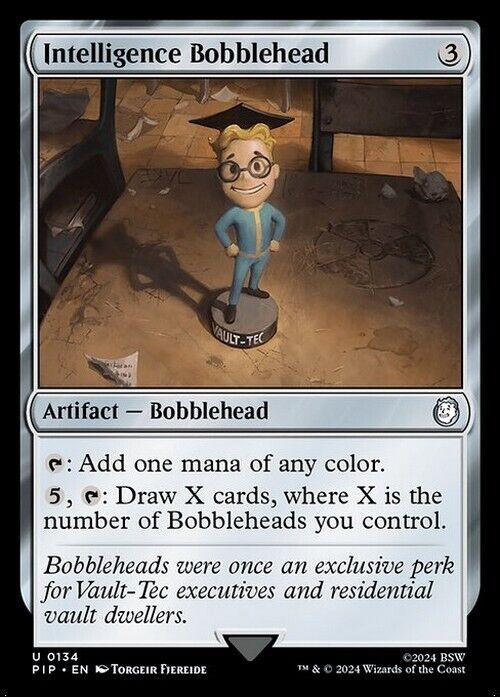 Intelligence Bobblehead ~ Commander: Fallout [ NearMint ] [ Magic MTG ]