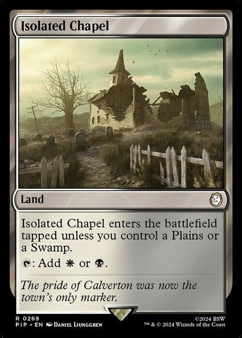 Isolated Chapel ~ Commander: Fallout [ NearMint ] [ Magic MTG ]