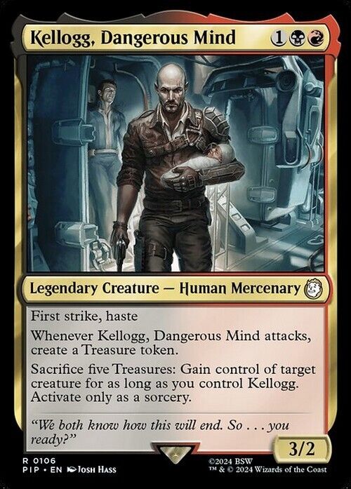 Kellogg, Dangerous Mind ~ Commander: Fallout [ NearMint ] [ Magic MTG ]