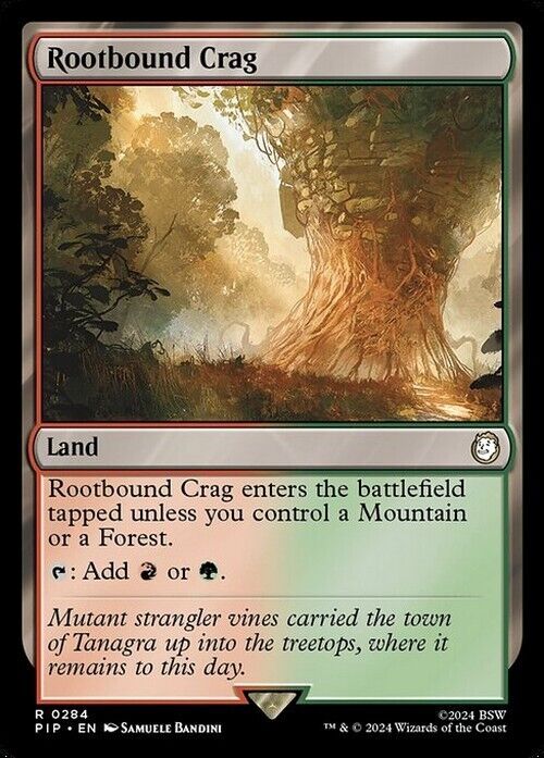 Rootbound Crag ~ Commander: Fallout [ NearMint ] [ Magic MTG ]