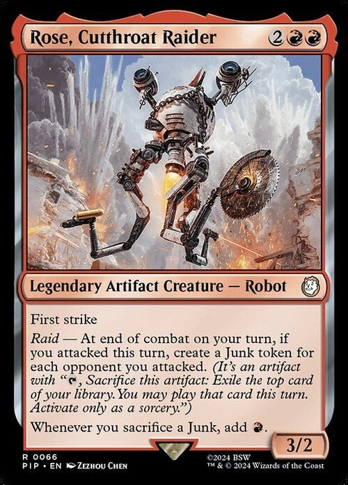Rose, Cutthroat Raider ~ Commander: Fallout [ NearMint ] [ Magic MTG ]