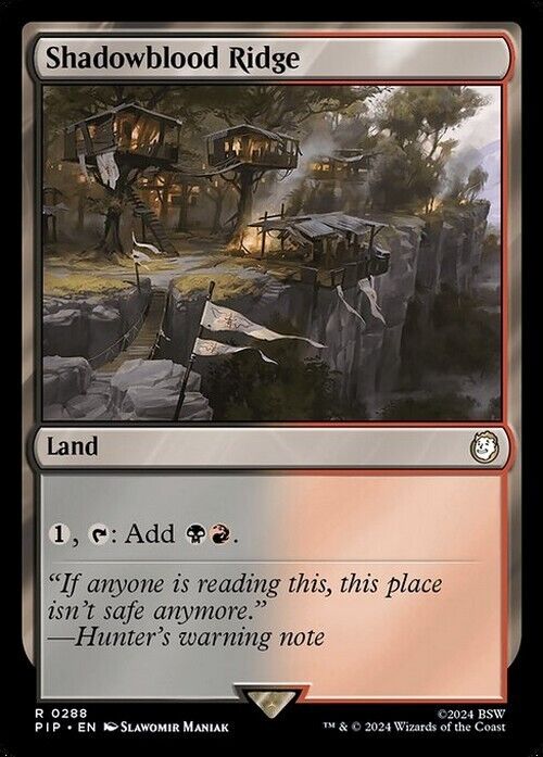 Shadowblood Ridge ~ Commander: Fallout [ NearMint ] [ Magic MTG ]