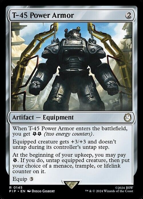 T-45 Power Armor ~ Commander: Fallout [ NearMint ] [ Magic MTG ]