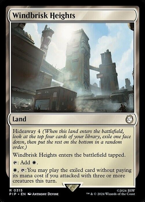 Windbrisk Heights ~ Commander: Fallout [ NearMint ] [ Magic MTG ]