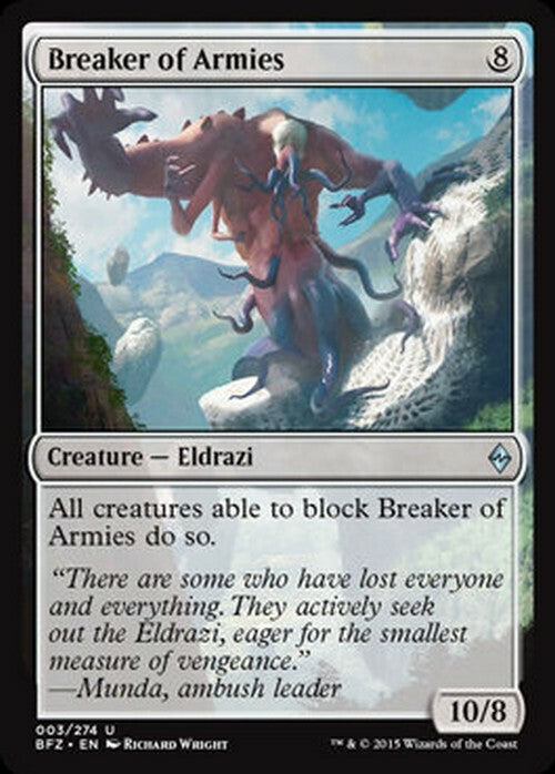 Breaker of Armies ~ Battle for Zendikar [ Excellent ] [ Magic MTG ] - London Magic Traders Ltd