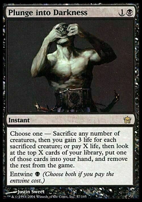 Plunge into Darkness ~ Fifth Dawn [ Excellent+ ] [ Magic MTG ] - London Magic Traders Ltd
