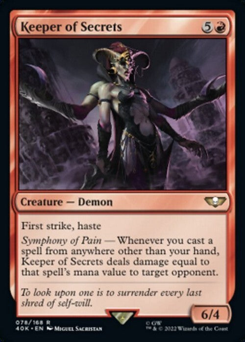 Keeper of Secrets ~ Commander: Warhammer 40,000 [ NearMint ] [ Magic MTG ]