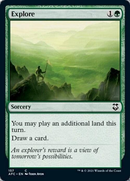 Explore ~ Commander: Adventures in the Forgotten Realms [ NM ] [ MTG ]