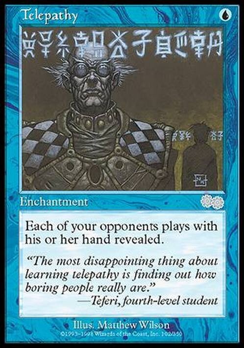 Telepathy ~ Urza's Saga [ Excellent ] [ Magic MTG ]