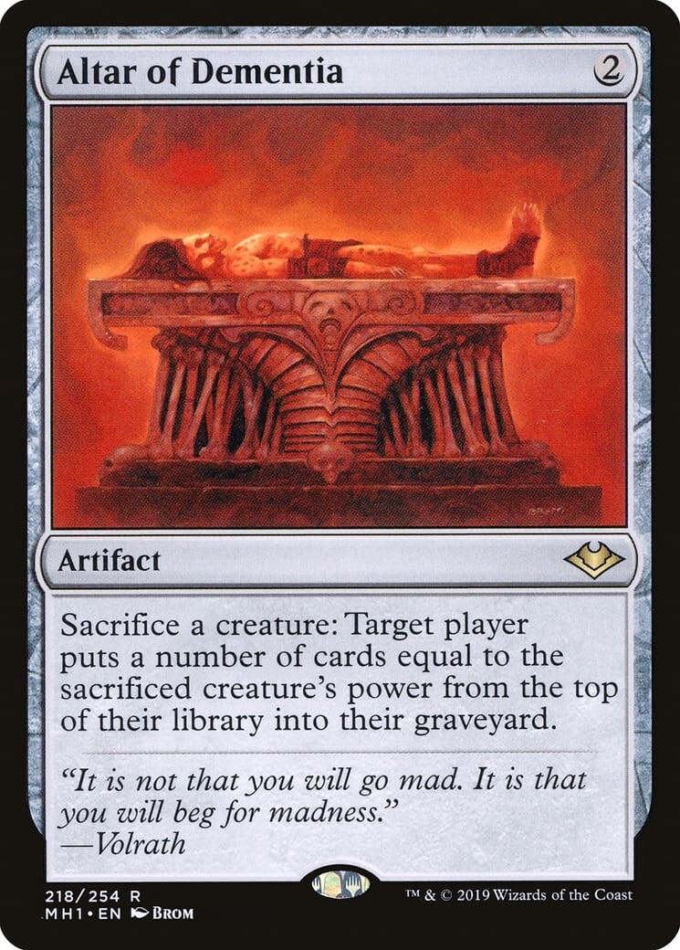Altar of Dementia ~ Modern Horizons 1 [ NearMint ] [ Magic MTG ]