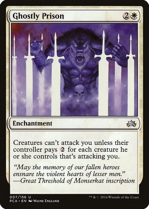 Ghostly Prison ~ Planechase Anthology [ Excellent ] [ Magic MTG ]