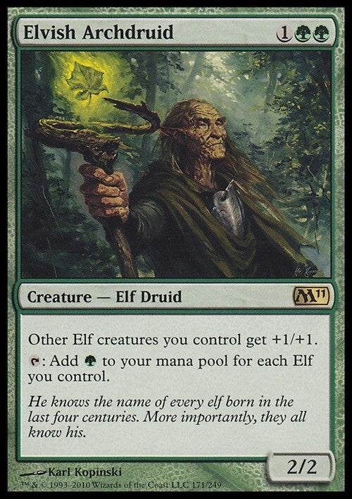 Elvish Archdruid ~ Magic 2011 [ Excellent ] [ Magic MTG ]
