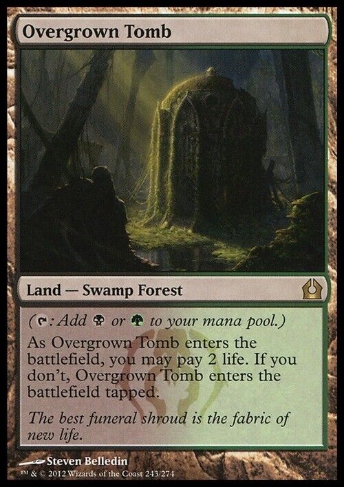 Overgrown Tomb ~ Return to Ravnica [ NearMint ] [ Magic MTG ]