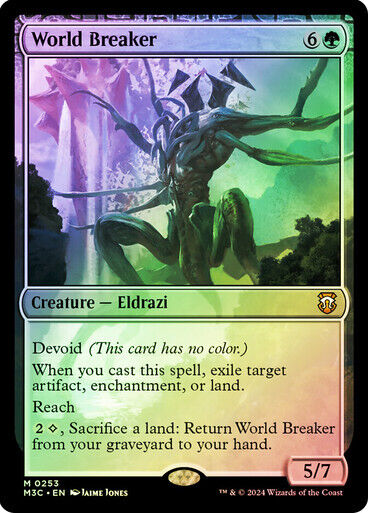 RIPPLE FOIL World Breaker ~ Commander: Modern Horizons 3 [ NM ] [ MTG ]