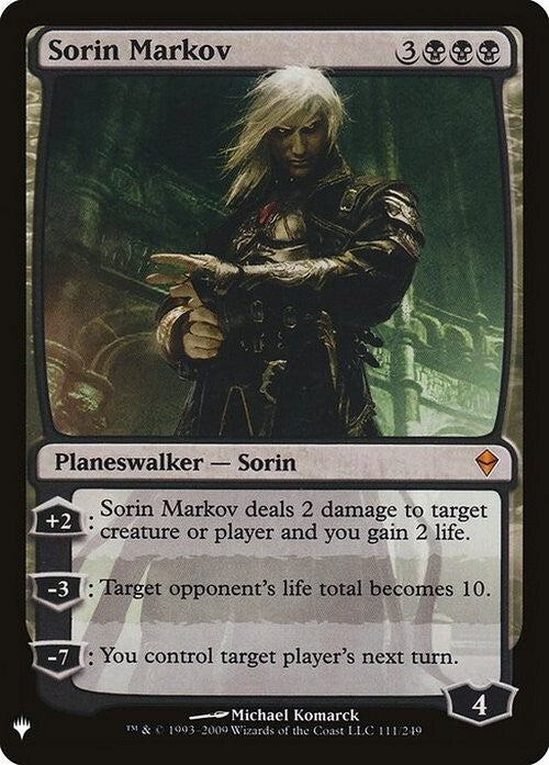 Sorin Markov ~ Mystery Booster [ NearMint ] [ Magic MTG ] - London Magic Traders Ltd