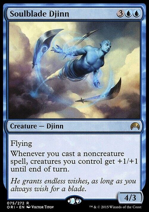 Soulblade Djinn ~ Magic Origins [ Excellent ] [ Magic MTG ]