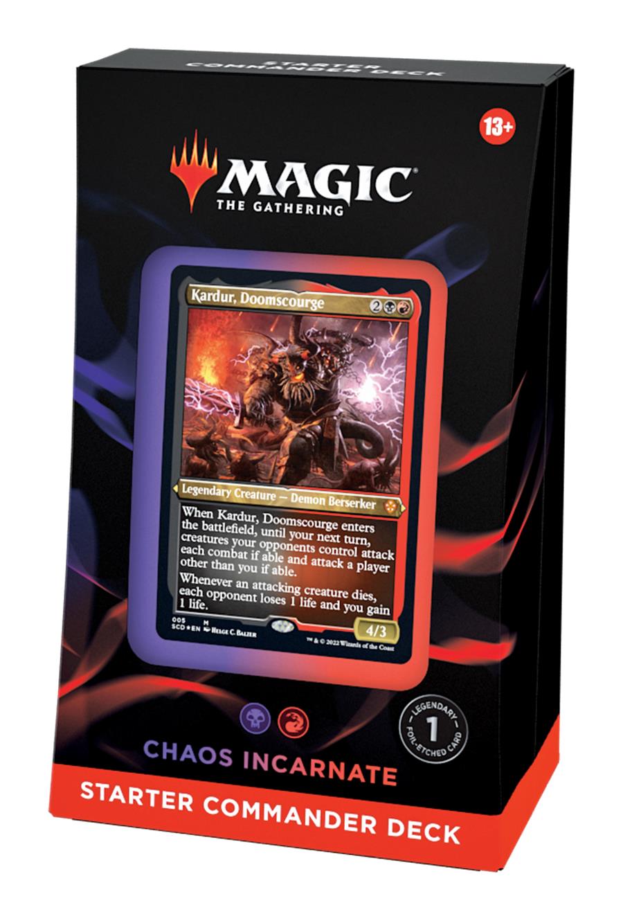 Chaos Incarnate Deck ~ Starter Commander ~ Magic the Gathering MTG Sealed