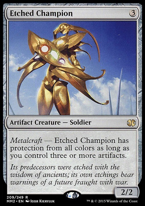 Etched Champion ~ Modern Masters 2015 [ Excellent ] [ Magic MTG ]