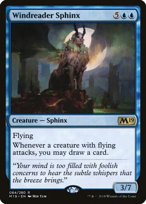 Windreader Sphinx ~ Core 2019 [ NearMint ] [ Magic MTG ]