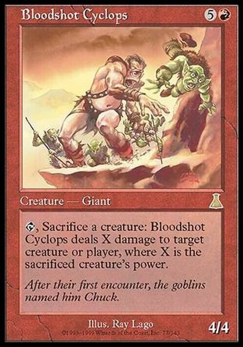 Bloodshot Cyclops ~ Urza's Destiny [ Excellent ] [ Magic MTG ]