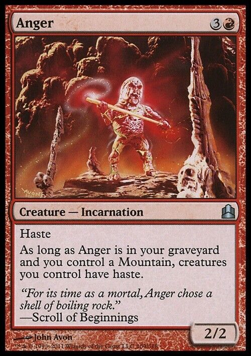 Anger ~ Commander 2011 [ PLAYED ] [ Magic MTG ]