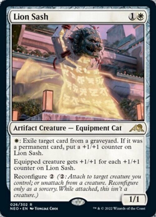 Lion Sash ~ Kamigawa: Neon Dynasty [ NearMint ] [ Magic MTG ]