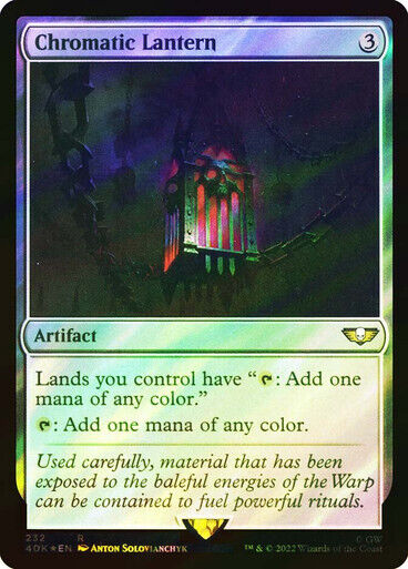 FOIL SURGE Chromatic Lantern ~ Commander: Warhammer 40,000 [ NM ] [ Magic MTG ]