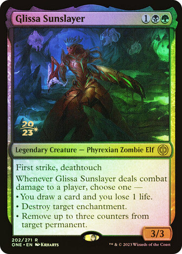 FOIL Glissa Sunslayer ~ Prerelease Phyrexia: All Will Be One [ NM ] [ MTG ]