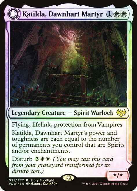 FOIL Katilda, Dawnhart Martyr / Rising Dawn ~ Crimson Vow [ NM ] [ MTG ]