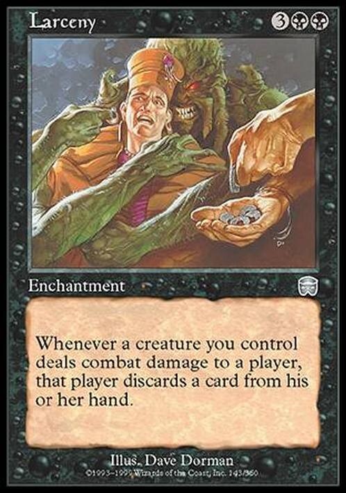 Larceny ~ Mercadian Masques [ Excellent ] [ Magic MTG ]