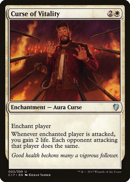 Curse of Vitality ~ Commander 2017 [ Excellent ] [ Magic MTG ]