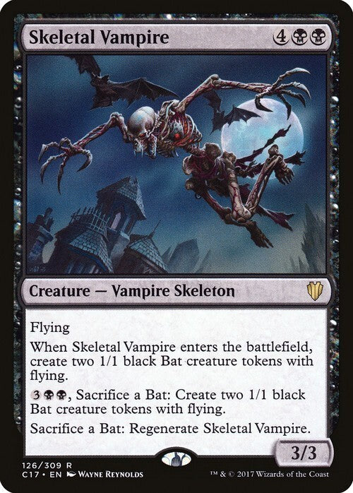 Skeletal Vampire ~ Commander 2017 [ Excellent ] [ Magic MTG ]
