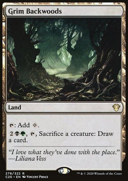 Grim Backwoods ~ Commander: Ikoria [ NearMint ] [ Magic MTG ]