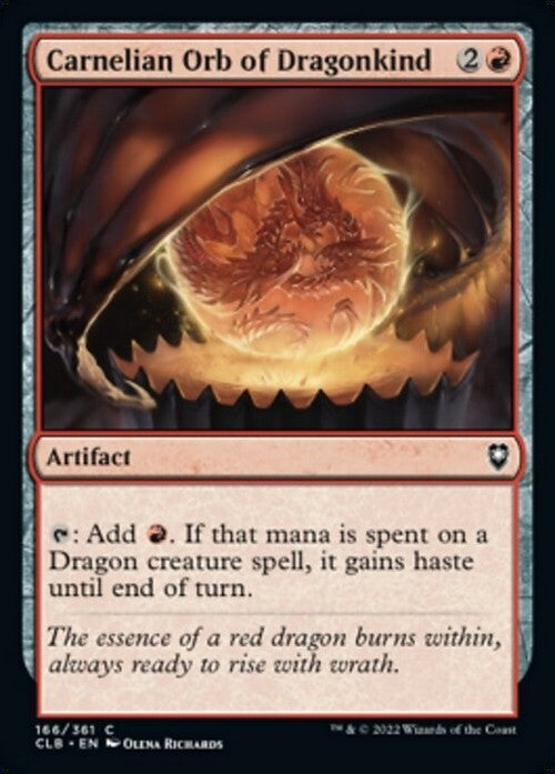 Carnelian Orb of Dragonkind ~ Commander Legends 2 [ NM ] [ MTG ]