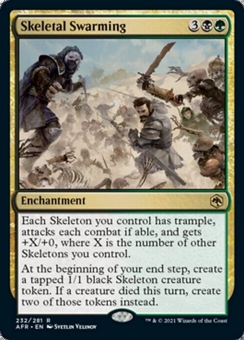 Skeletal Swarming ~ Adventures in the Forgotten Realms [ NM ] [ MTG ]