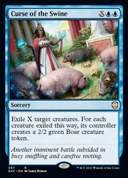 Curse of the Swine ~ Commander: Kaldheim [ NearMint ] [ Magic MTG ]