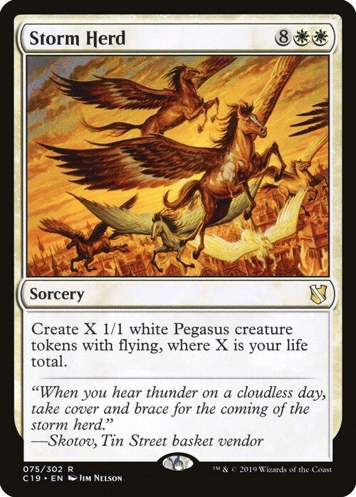 Storm Herd ~ Commander 2019 [ NearMint ] [ Magic MTG ]