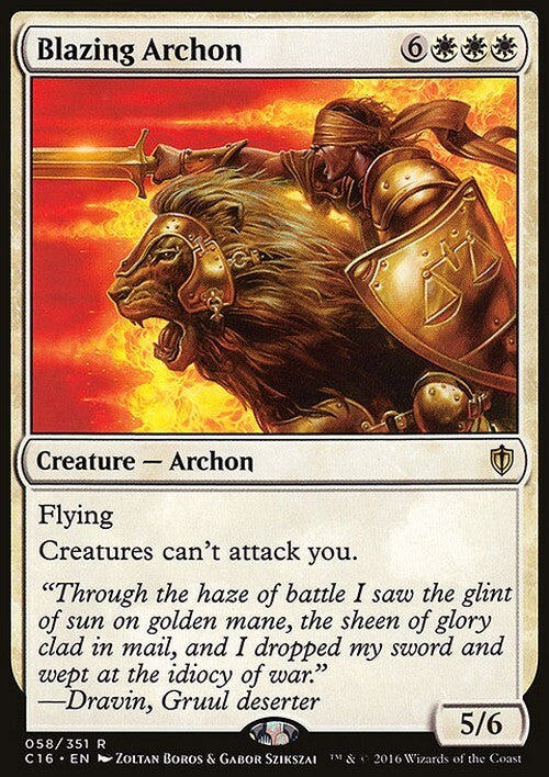Blazing Archon ~ Commander 2016 [ Excellent ] [ Magic MTG ]