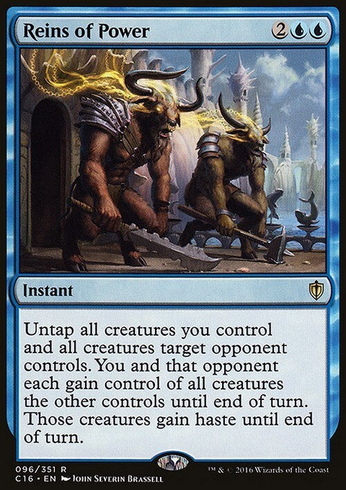 Reins of Power ~ Commander 2016 [ Excellent ] [ Magic MTG ]