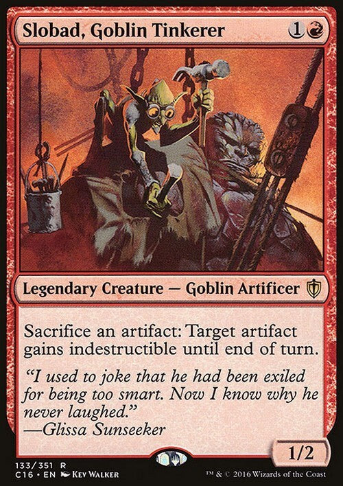 Slobad, Goblin Tinkerer ~ Commander 2016 [ Excellent ] [ Magic MTG ]