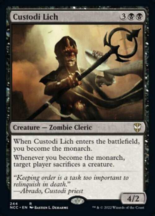 Custodi Lich ~ Commander: Streets of New Capenna [ NM ] [ Magic MTG ]