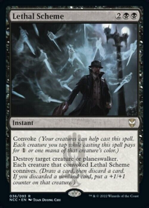 Lethal Scheme ~ Commander: Streets of New Capenna [ NM ] [ Magic MTG ]