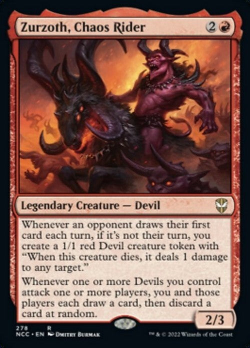 Zurzoth, Chaos Rider ~ Commander: Streets of New Capenna [ NM ] [ Magic MTG ]