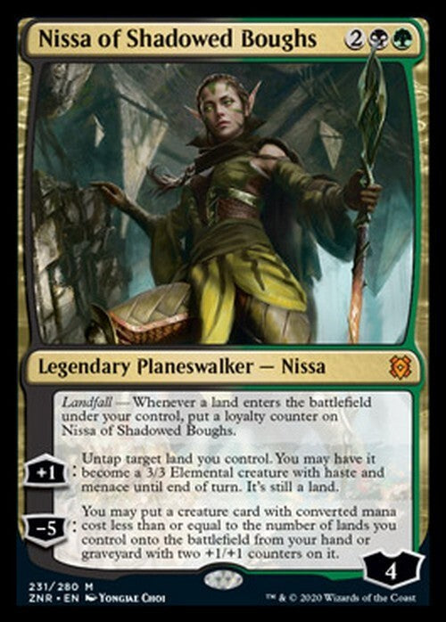 Nissa of Shadowed Boughs ~ Zendikar Rising [ NearMint ] [ Magic MTG ]