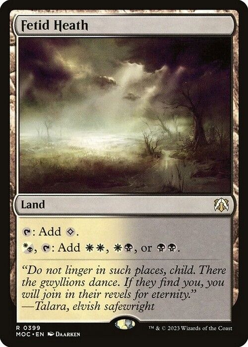 Fetid Heath ~ Commander: March of the Machine [ NM ] [ Magic MTG ]