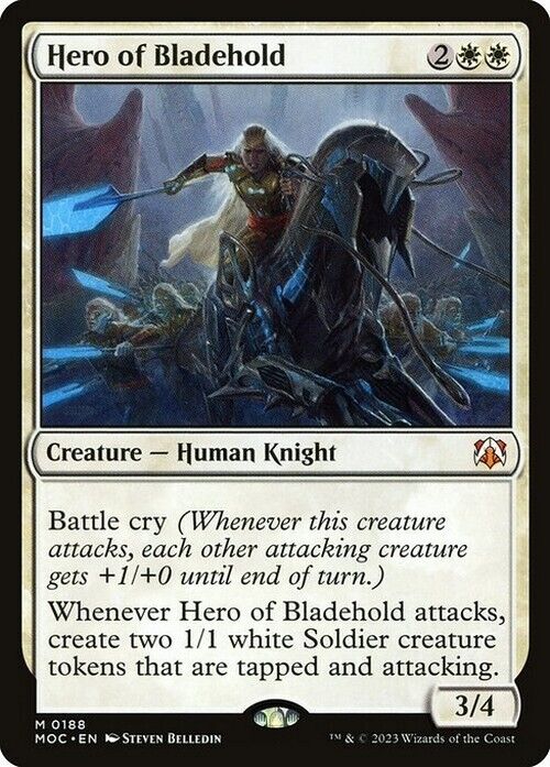 Hero of Bladehold ~ Commander: March of the Machine [ NM ] [ Magic MTG ]