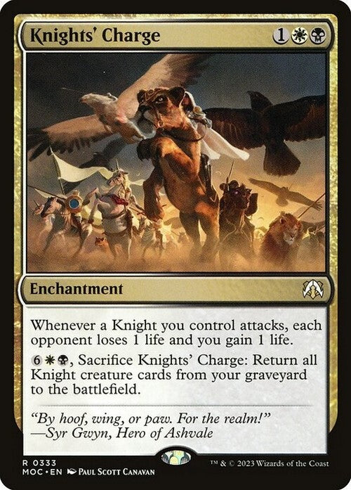 Knights' Charge ~ Commander: March of the Machine [ NM ] [ Magic MTG ]